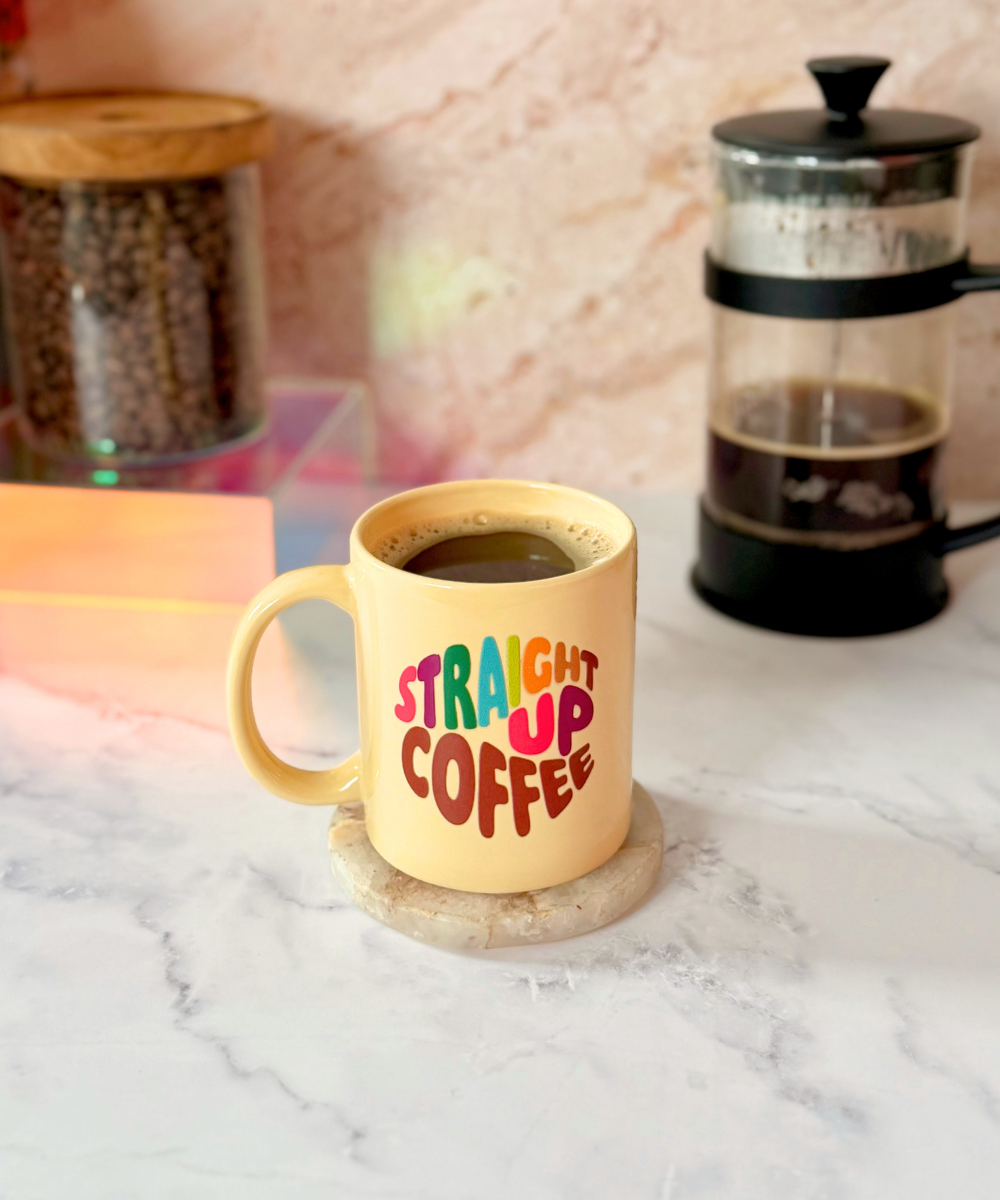 Bubble Letters Ceramic Mug